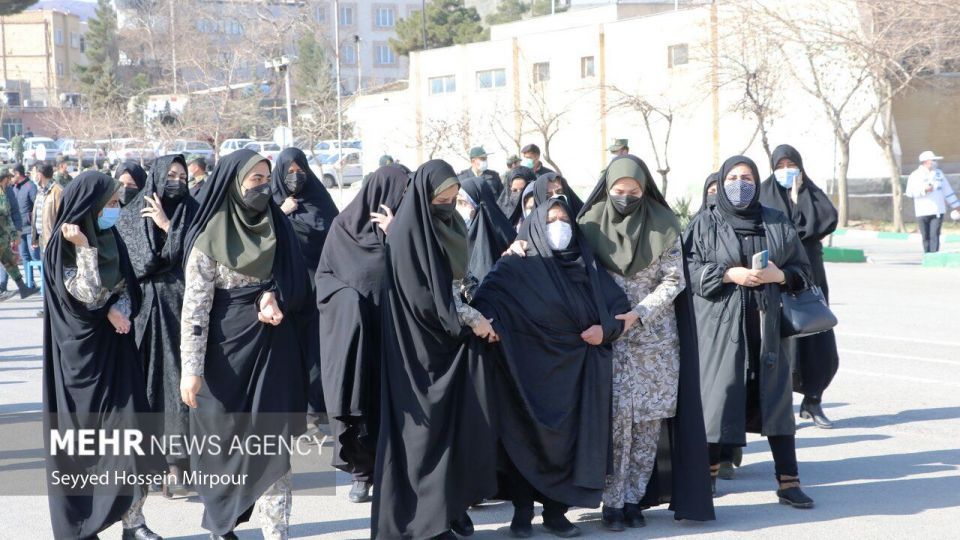 تشییع پیکر «احسان پای خسته» شهید انتظامی در مشهد