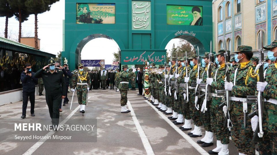 تشییع پیکر «احسان پای خسته» شهید انتظامی در مشهد