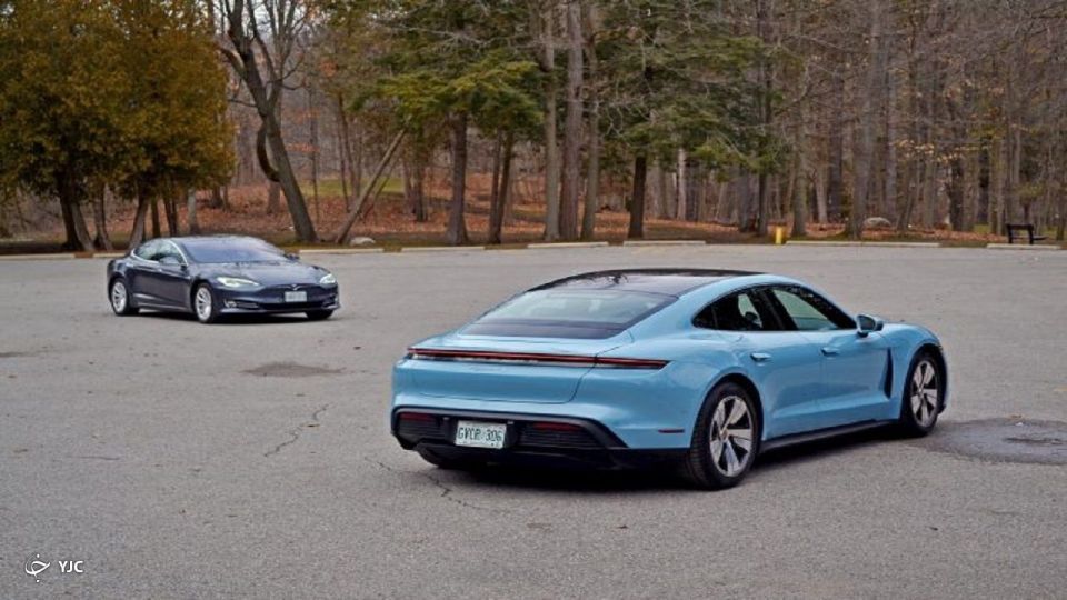 مقایسه پورشه تایکان و تسلا مدل اس + تصاویر