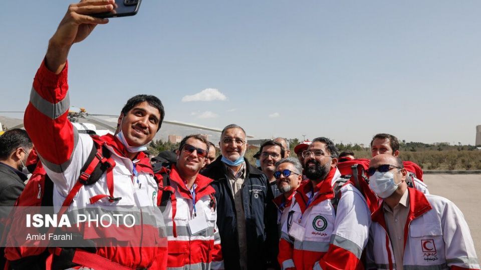 رزمایش مشترک امداد هوایی شهر تهران با سناریوی بحران زلزله   