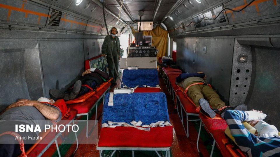 رزمایش مشترک امداد هوایی شهر تهران با سناریوی بحران زلزله   