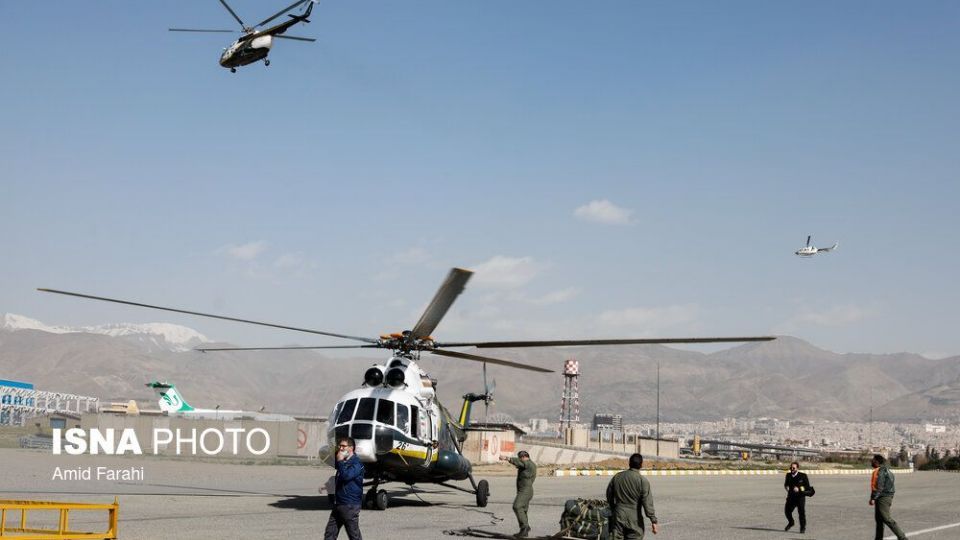 رزمایش مشترک امداد هوایی شهر تهران با سناریوی بحران زلزله   
