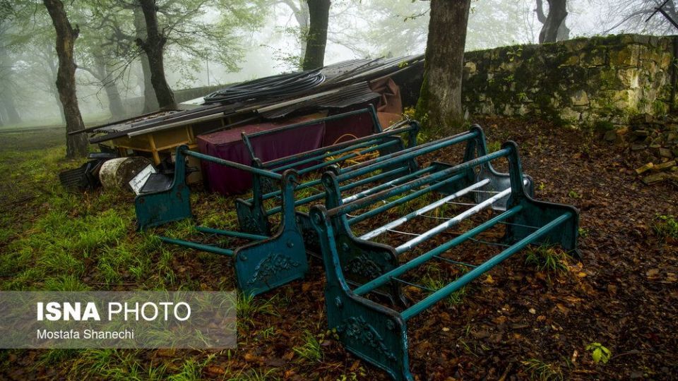 مسافران نوروزی منطقه گردشگری عباس آباد بهشهر
