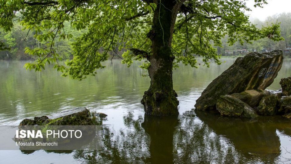 مسافران نوروزی منطقه گردشگری عباس آباد بهشهر