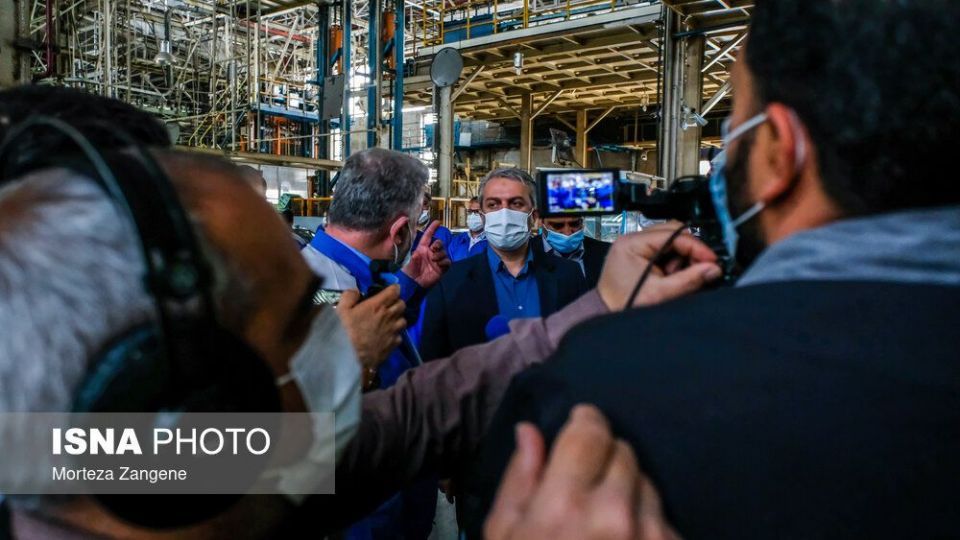 بازدید وزیر صمت از دو شرکت ایران خودرو و پارس‌ خودرو