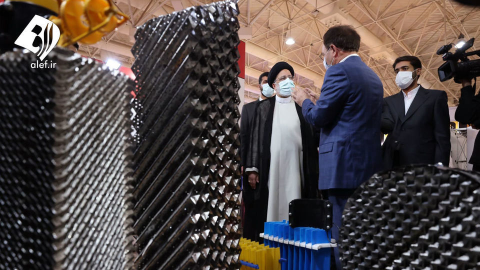 بازدید رئیس‌‎جمهور از نمایشگاه بین المللی نفت، گاز، پالایش و پتروشیمی