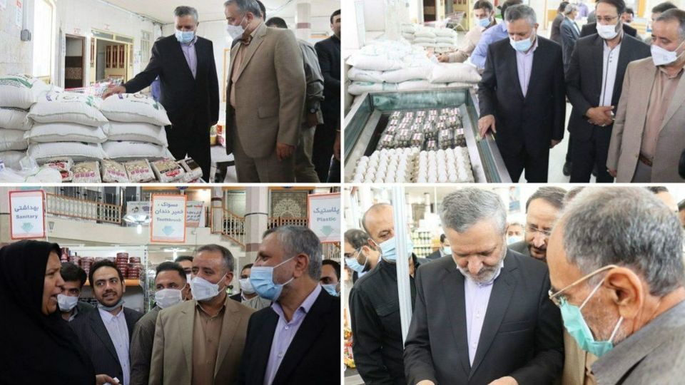 حضور سرزده معاون رئیس جمهور در یک فروشگاه زنجیره‌ای سمنان