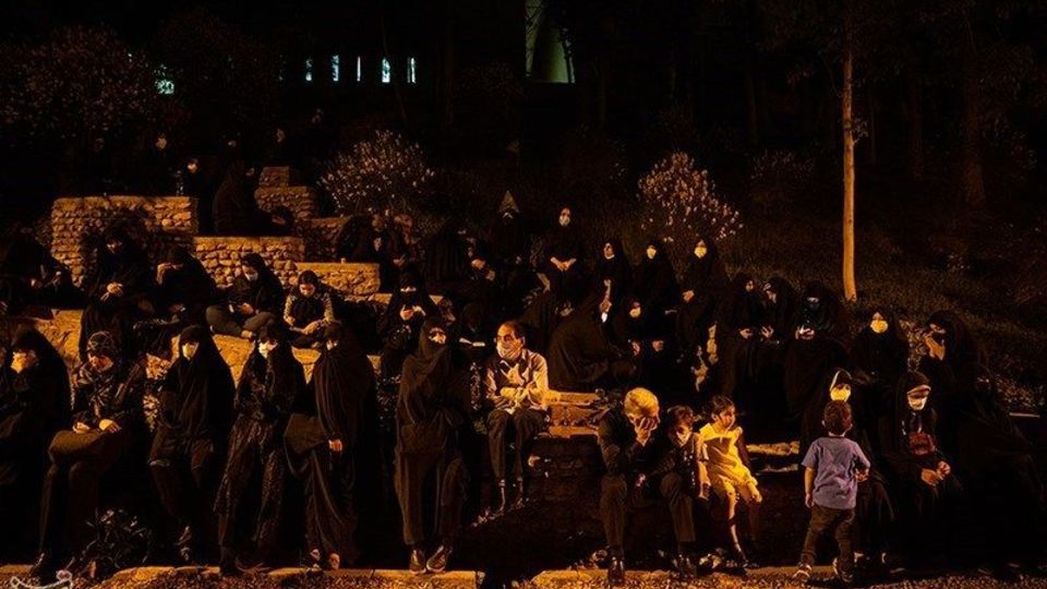 وداع با پیکر آیت‌الله فاطمی‌نیا