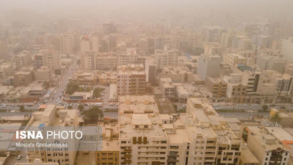 آغاز ورود توده جدید گرد و خاک به استان‌های غربی