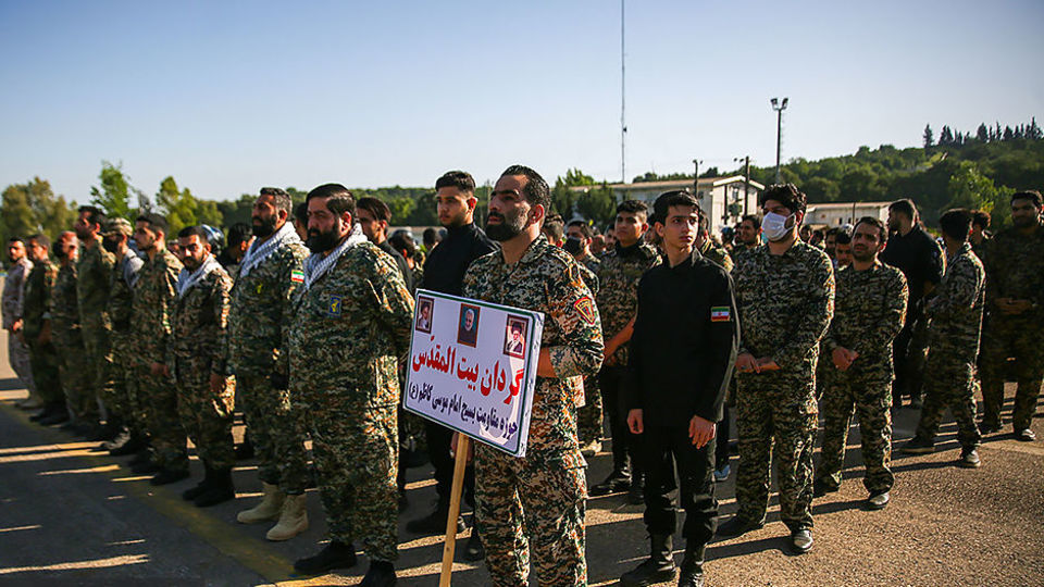 رزمایش گردان بیت المقدس در ساری