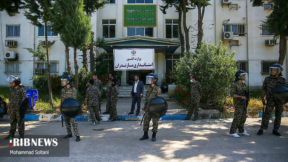 رزمایش گردان بیت المقدس در ساری