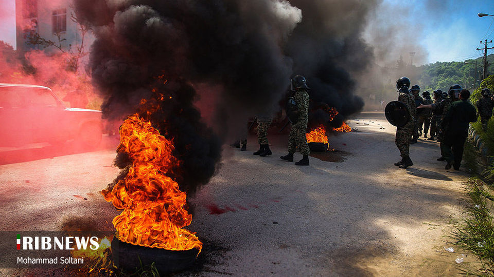 رزمایش گردان بیت المقدس در ساری