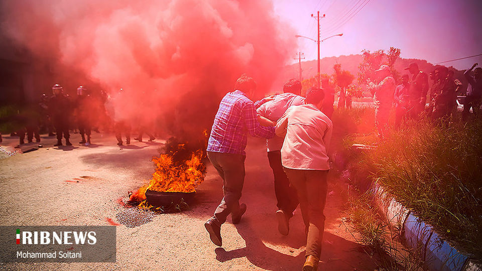 رزمایش گردان بیت المقدس در ساری