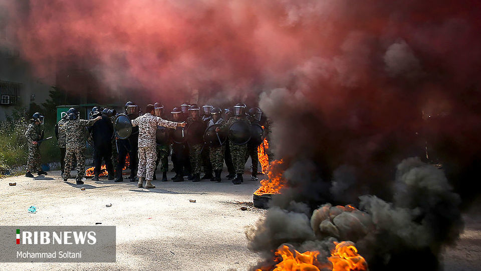 رزمایش گردان بیت المقدس در ساری