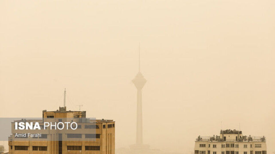 وضعیت بنفش کیفیت هوای تهران/ تنفس هوای خیلی ناسالم