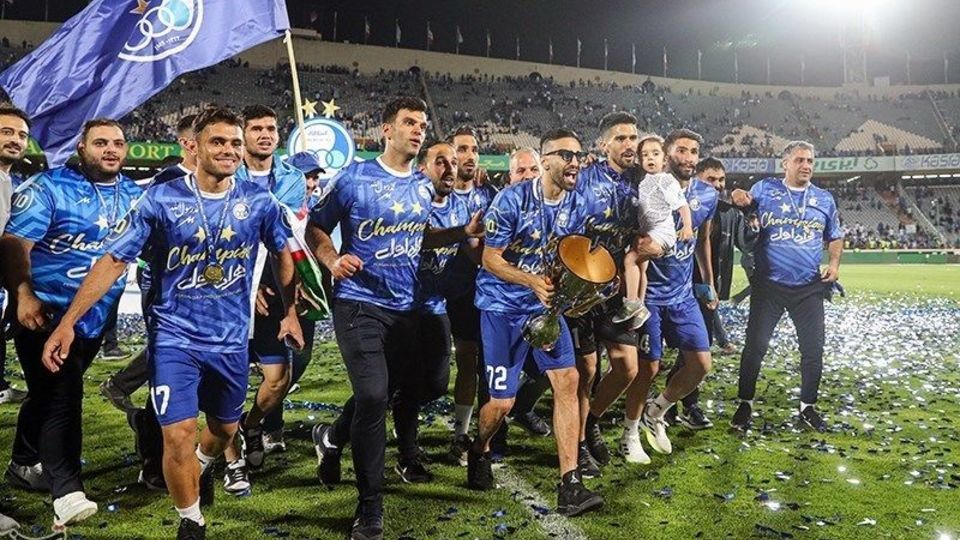  جشن قهرمانی تیم فوتبال استقلال 