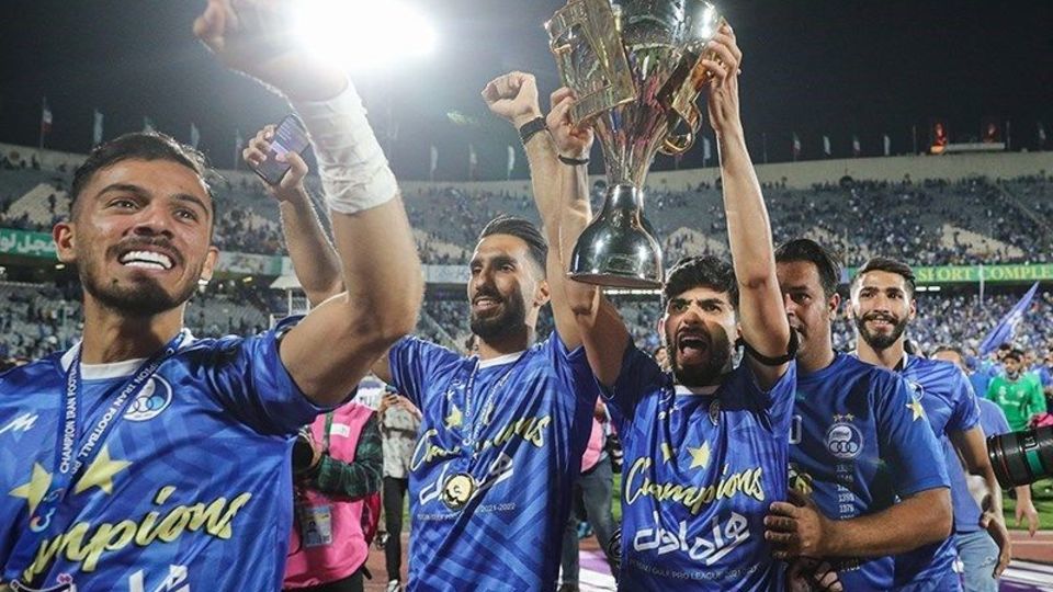  جشن قهرمانی تیم فوتبال استقلال 