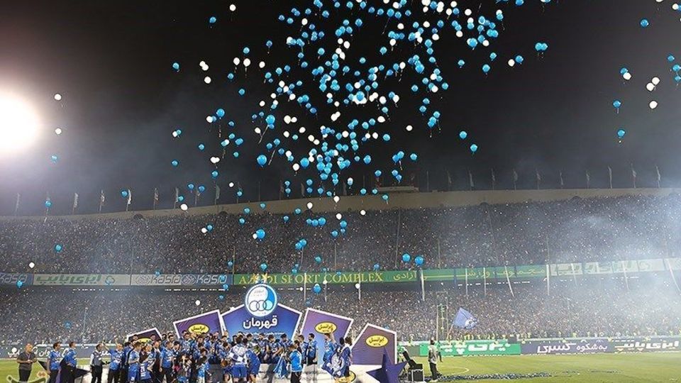  جشن قهرمانی تیم فوتبال استقلال 