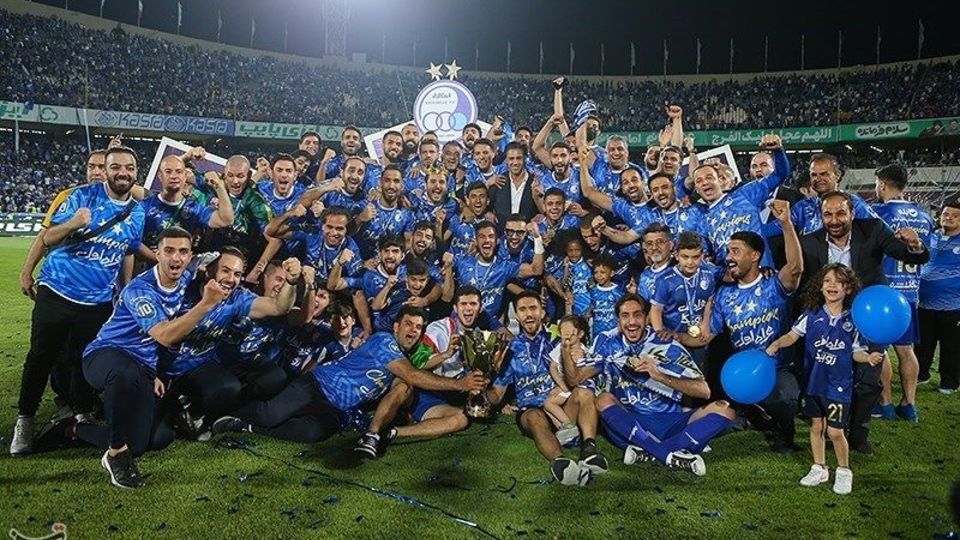  جشن قهرمانی تیم فوتبال استقلال 