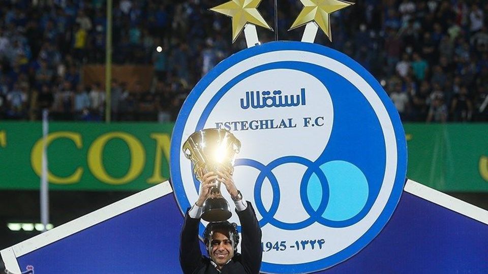  جشن قهرمانی تیم فوتبال استقلال 