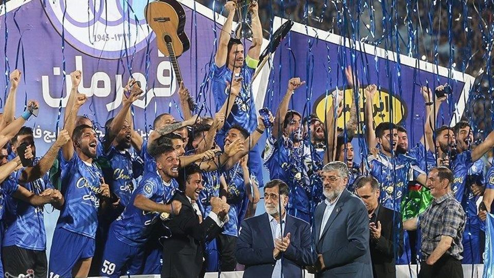  جشن قهرمانی تیم فوتبال استقلال 