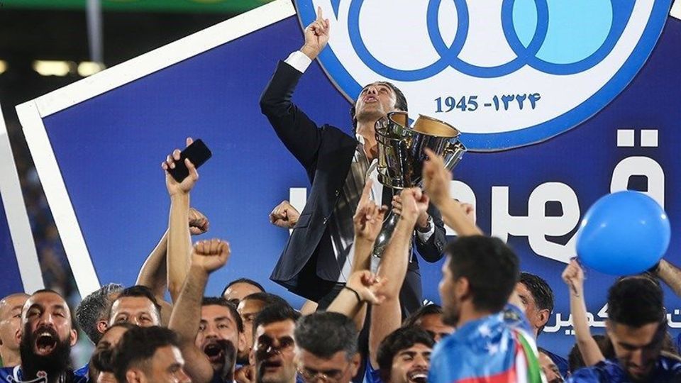  جشن قهرمانی تیم فوتبال استقلال 