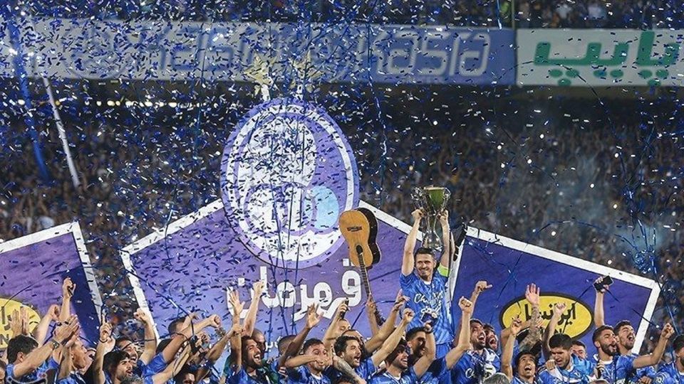  جشن قهرمانی تیم فوتبال استقلال 