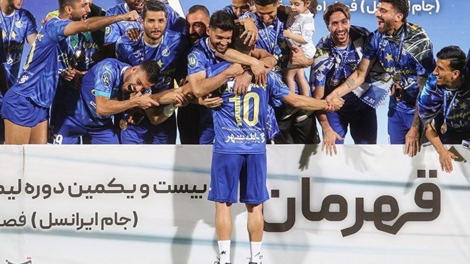  جشن قهرمانی تیم فوتبال استقلال 