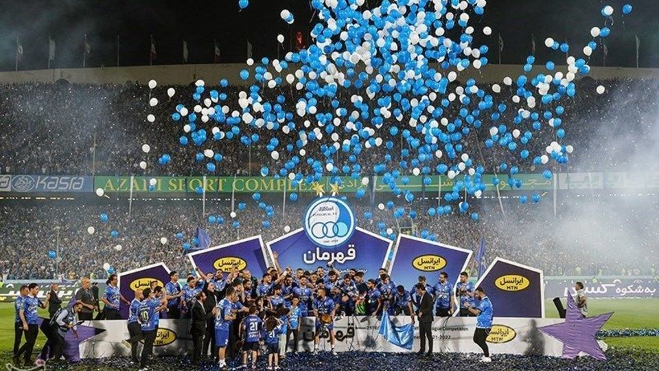  جشن قهرمانی تیم فوتبال استقلال 