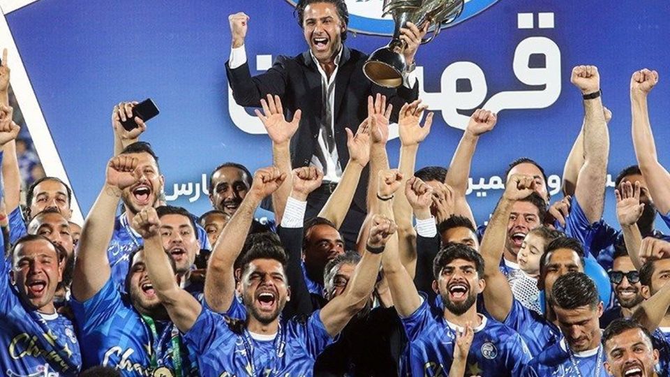  جشن قهرمانی تیم فوتبال استقلال 