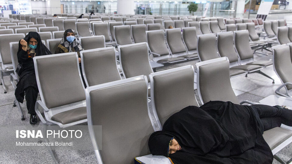 مراسم بدرقه اولین کاروان حجاج ایرانی