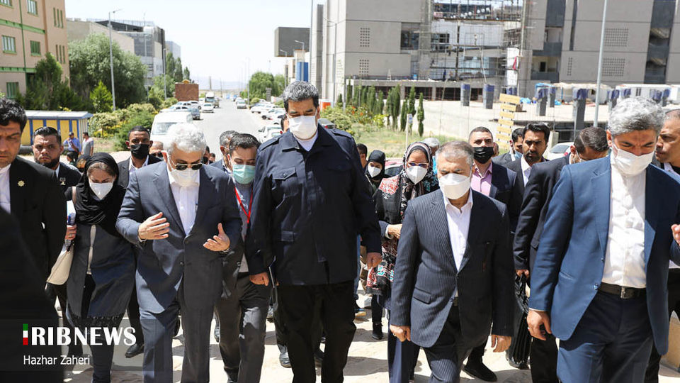 بازدید رییس جمهور ونزوئلا از پارک فناوری پردیس در تهران 
