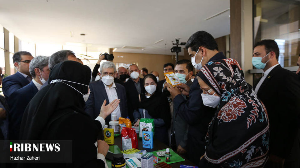 بازدید رییس جمهور ونزوئلا از پارک فناوری پردیس در تهران 