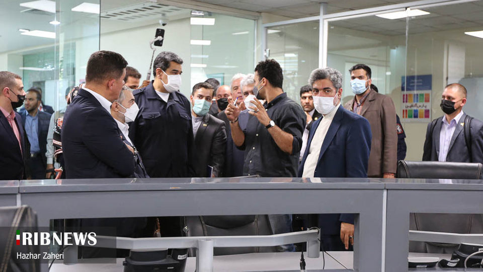 بازدید رییس جمهور ونزوئلا از پارک فناوری پردیس در تهران 