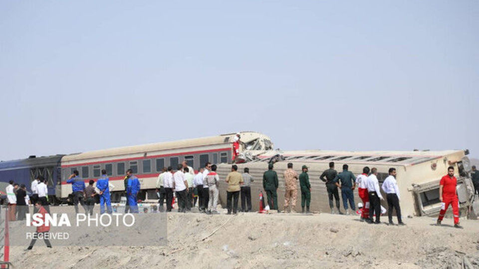 همه عوامل حادثه ریلی مشهد-یزد/ راه‌آهن مقصر بودند