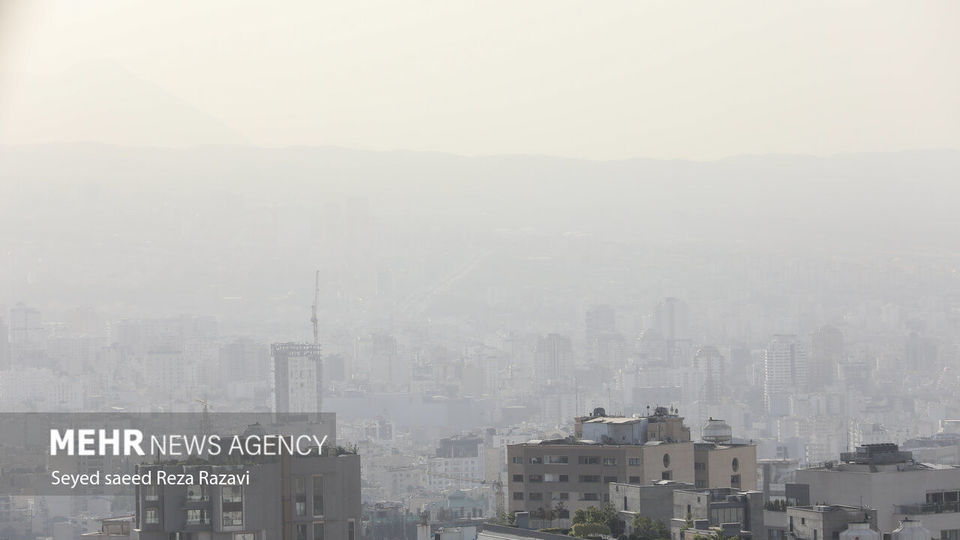 آلودگی شدید هوای پایتخت