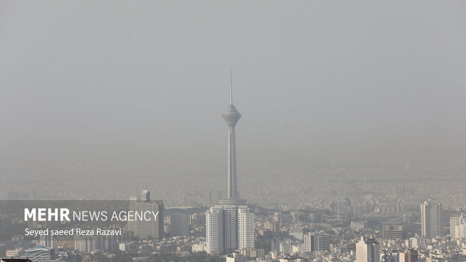 آلودگی شدید هوای پایتخت