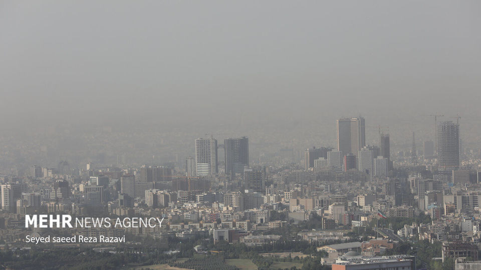 آلودگی شدید هوای پایتخت