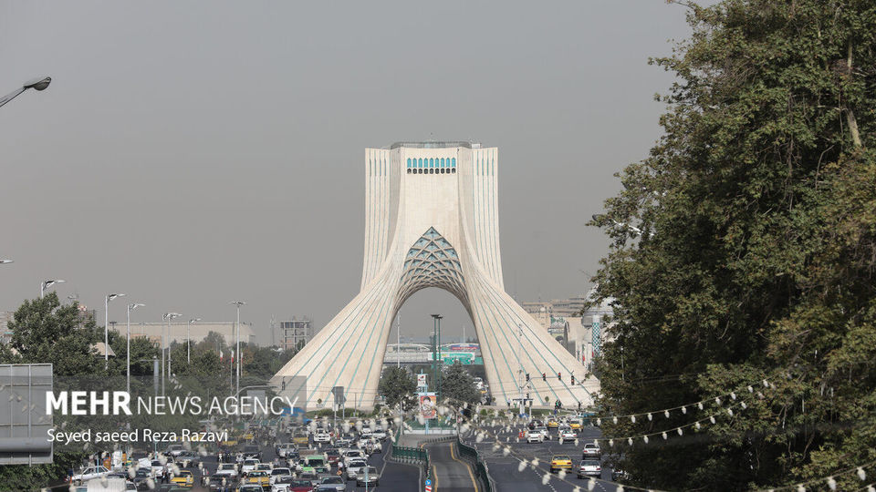 آلودگی شدید هوای پایتخت