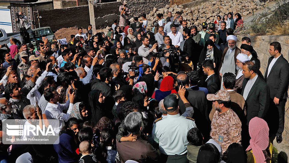 گزارش تصویری سفر رئیس جمهور به کردستان