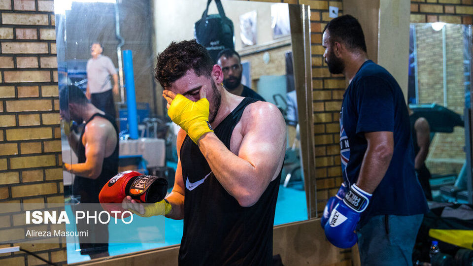 تمرین تیم ملی بوکس