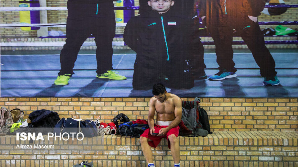 تمرین تیم ملی بوکس