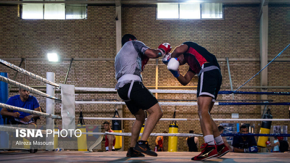 تمرین تیم ملی بوکس