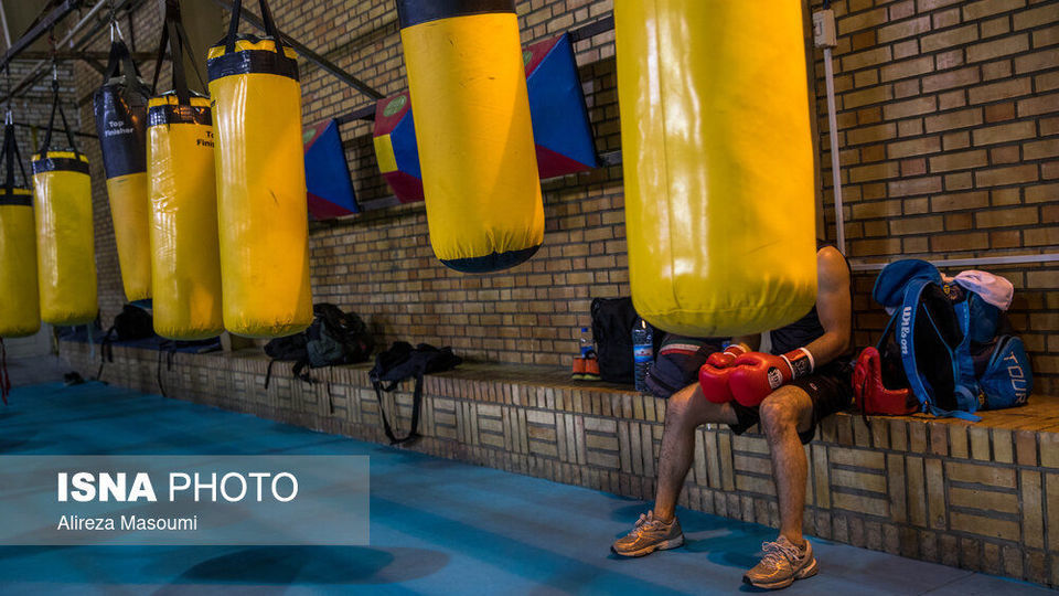 تمرین تیم ملی بوکس