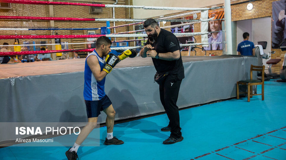 تمرین تیم ملی بوکس