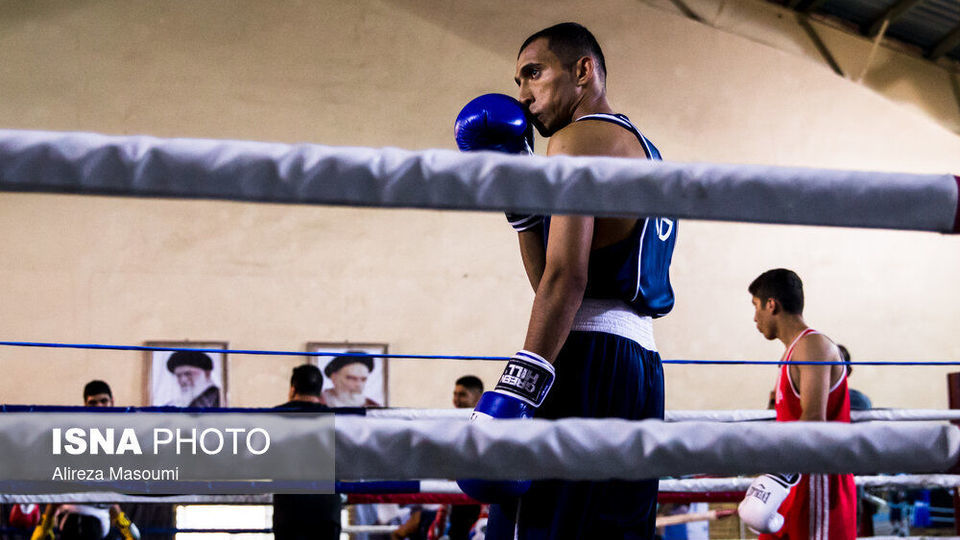تمرین تیم ملی بوکس