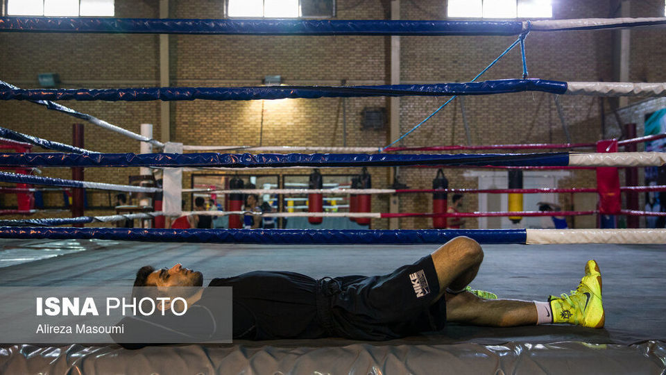 تمرین تیم ملی بوکس