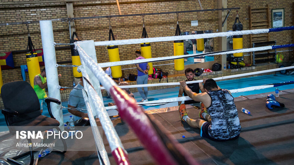 تمرین تیم ملی بوکس