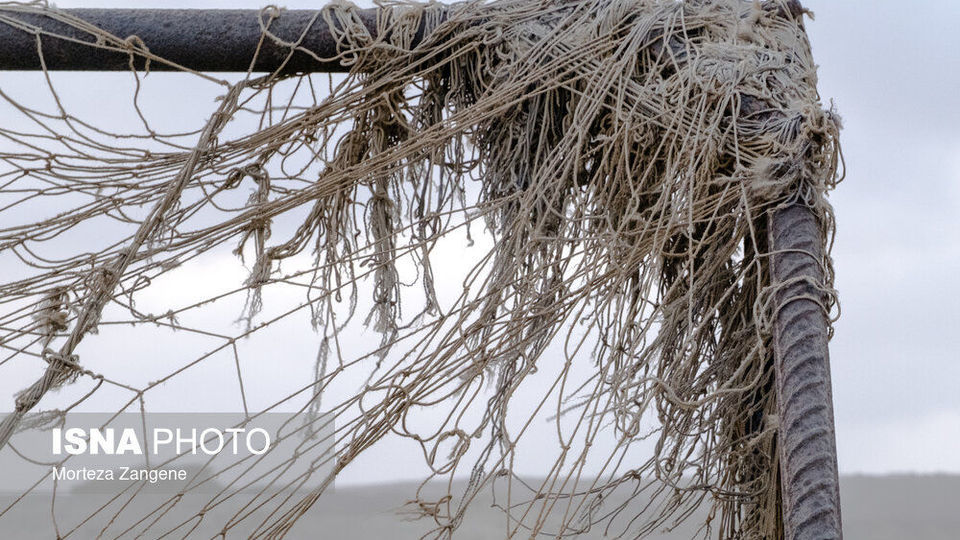 پا به توپ زیر چتر شرجی