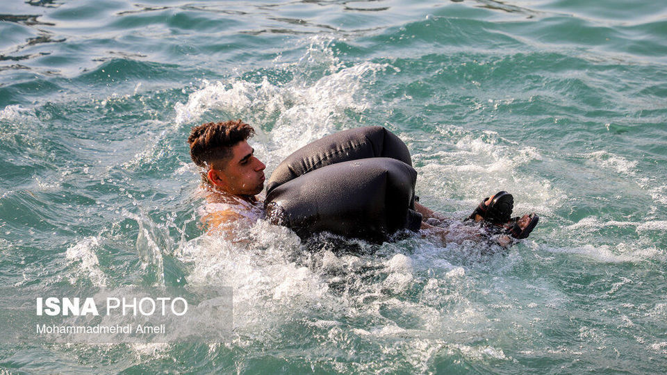 شنا در رودخانه «دز»